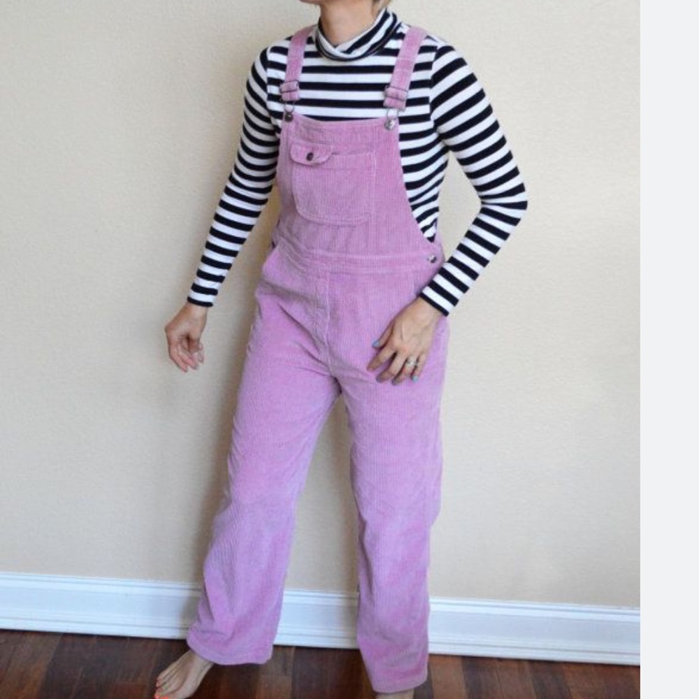Pink overalls